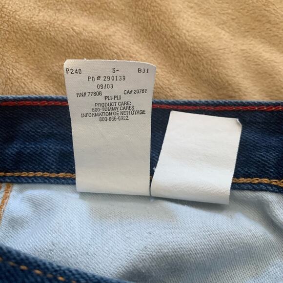 Tommy Hilfiger Size 6 Denim Capris 2000s Y2K - Picture 8 of 11